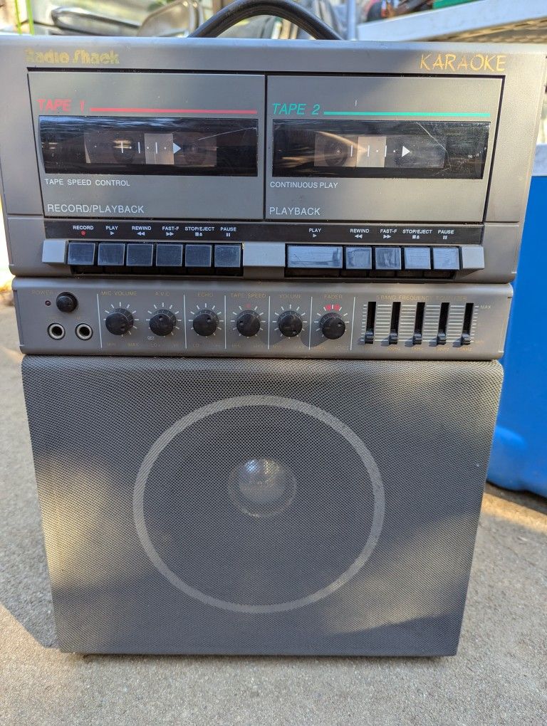 Vintage Cassette Deck/Stereo/Karaoke