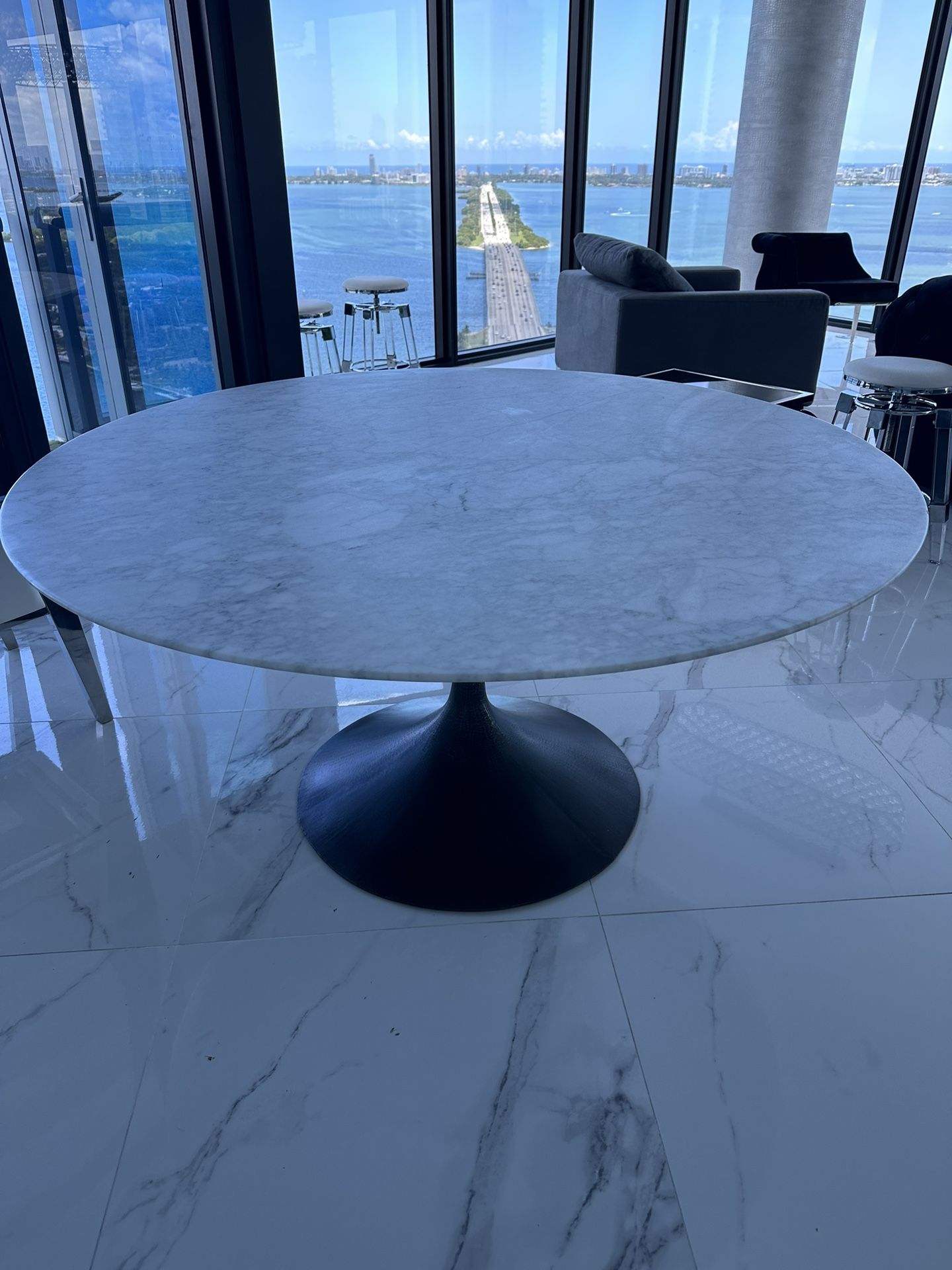 Aero Marble Round Dining Table From RH