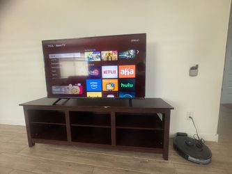TCL 55” Smart TV (2021 bought  ) + TV Stand (2022)