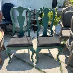 Dining Table Chair Pair 