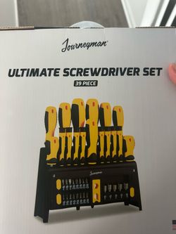 New 39 Piece Screwdriver Set