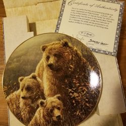 Limited edition Denali Family Collector Plate