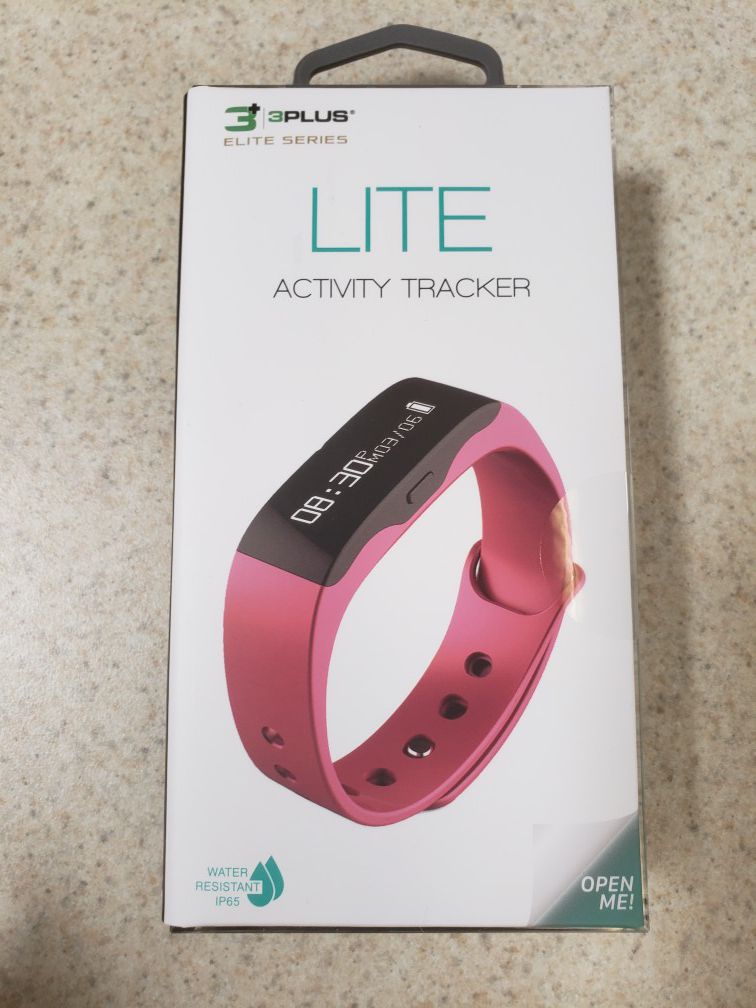 NEW 3 Plus Elite Series Lite Activity Tracker Pink Steps Walking Running Fitness