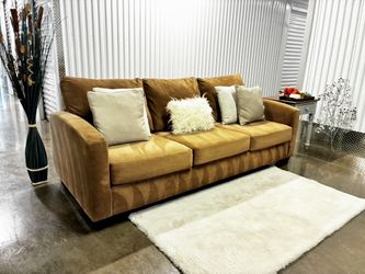 Macy’s Contemporary Radley Sofa In Cafe Including Delivery