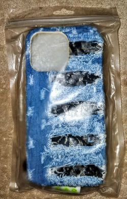 Factory Sealed Brand New iPhone 15 Pro Max Distressed Denim & Black Lace Case