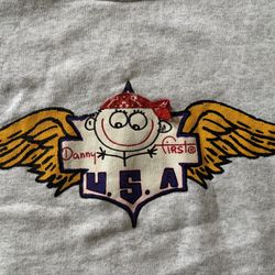 Vintage Danny First Grey Crewneck Sweater