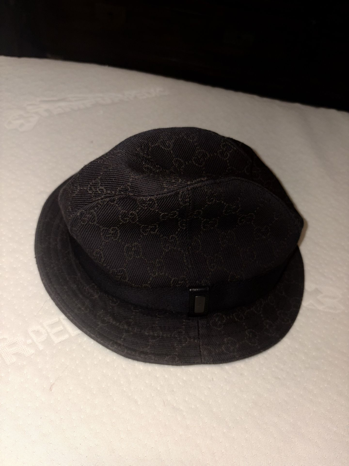 GUCCI Gg Canvas Hat Brown Excellent Condition Authentic