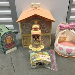 Vintage My Little Pony Dollhouse Play Sets
