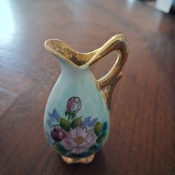 vintage miniature ceramic pitcher
