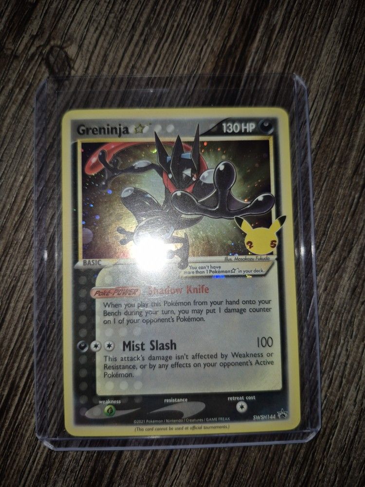 Greninja Gold Star Card