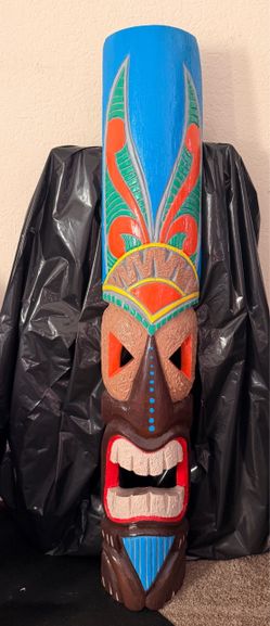 Tropical (Hand Painted By A Local Artist)Tiki Mask