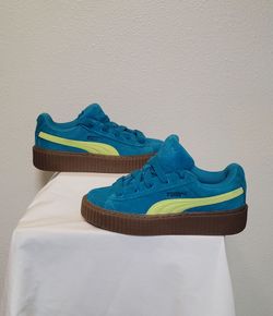 Puma x Fenty Creeper Phatty Speed Blue Lime Women Size 8 NWOB