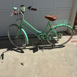 Used Girls Mint Green 28” Bike