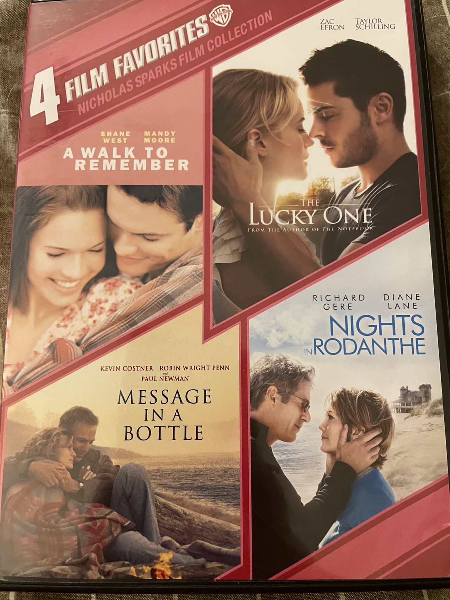 4-FILM FAVORITES: NICHOLAS SPARKS FILM COLLECTION (DVD)