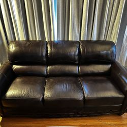 Sofa Couch Leather 