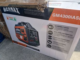 Dual Fuel Inverter Generator 4300watt