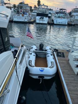 Swordfish 10.8 with mercury 9.9 engine