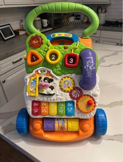 VTech Sit-to-Stand Learning Walker Multicolor with Interactive Activity Panel