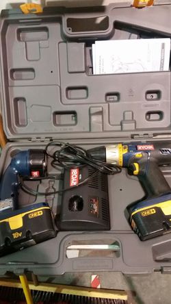 Ryobi 18 volt drill and light set 49.00