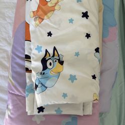 4 Piece Bluey Toddler Bedding Set 