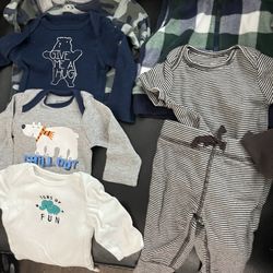 BABY BOY CLOTHS (NB/3months)