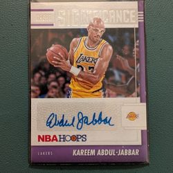 2021-22 Panini NBA Hoops Great SIGnificance Kareem Abdul-Jabbar (#GS-KAJ)