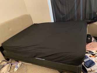 Queen Bed Frame + Mattress