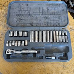 1/4 Inch Metric Set Craftsman With Case