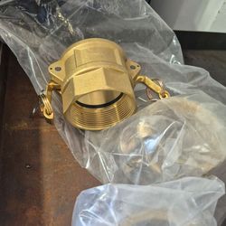 3" brass coupling