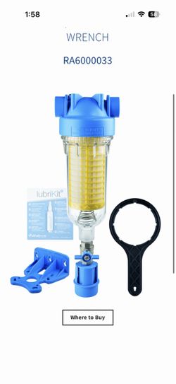 Atlas Filtri HYDRA SELF-CLEANING - POLYESTER CARTRIDGE 90 MICRON - 3/4" NPT - BRACKET & WRENCH