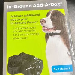 Dog Safety Collar Premier Pet In-Ground Add-A-Dog 4 Levels Adjustable Shock Collar Plus Bonus Calming Chews!