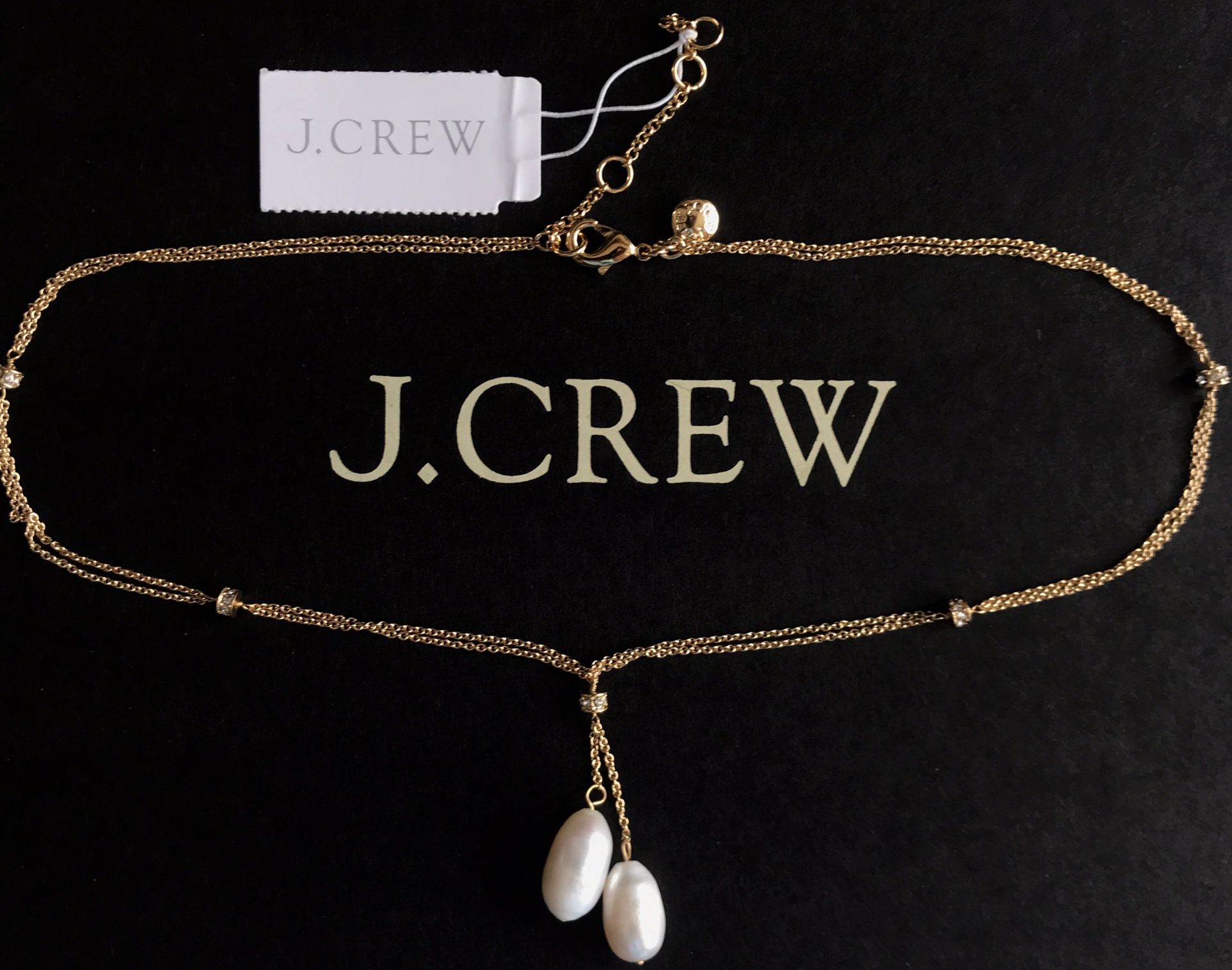 (NEW) (1 AVAILABLE) WOMEN’S J.CREW FRESHWATER PEARL PENDANT NECKLACE - SIZE: OS (ONE SIZE)