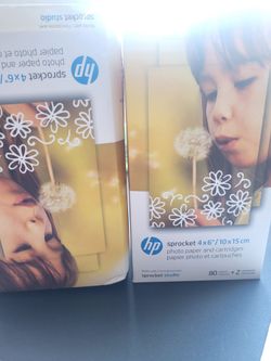 Sprocket Studio Photo paper and cartridges