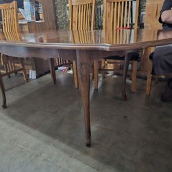 All Wood Dining Table