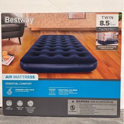 Bestway Essential Comfort Air Mattress Twin, Blue