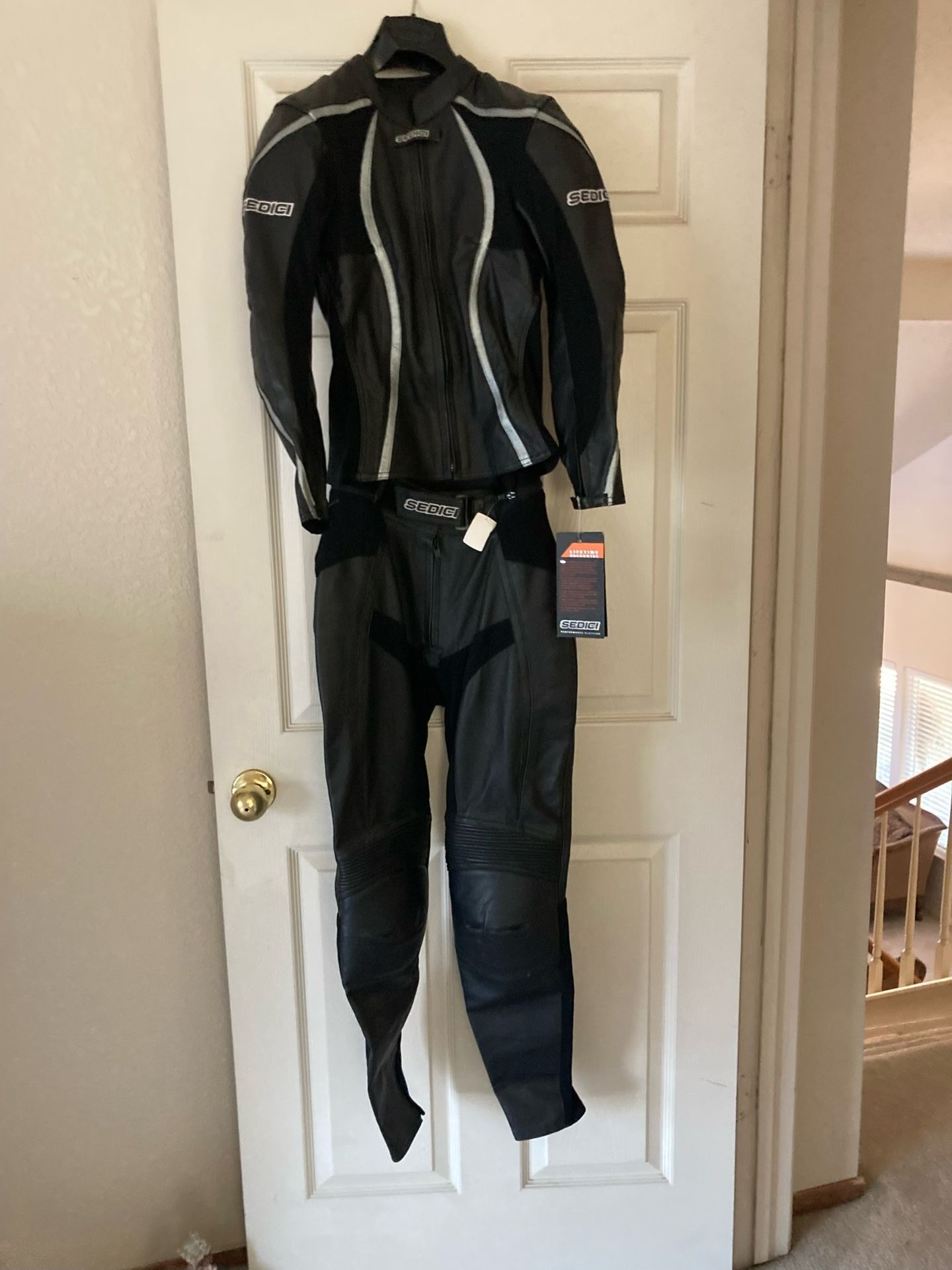 Women’s Sedici Motorcycle track Suit Size 4 NEW!