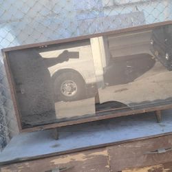 Mid Century.  Display. Case.   1 Shelf. 