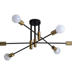 PickUp Only/Mid-Century Adjustable vintage Chandelier