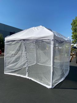 Brand New 11’x11’ Easy Pop Up Gazebo Tent with Mosquito Net EZ Up no assemble