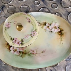 Antique MZ Austria Dresser Table Set Limoges Dish