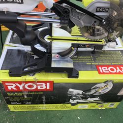 RYOBI 15 Amp 10 in. Sliding Compound Miter Saw with LED