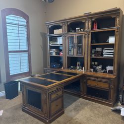 Executive Desk Wall Unit