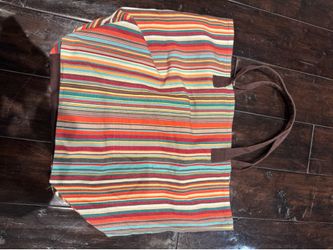 Colorful GAP Striped Tote Bag