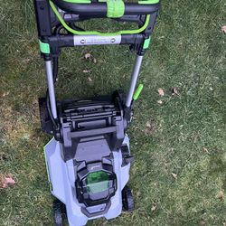 EGO Lawn Mover With New Battery And 2 Used Chargers