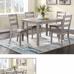 Dining table set with chairs