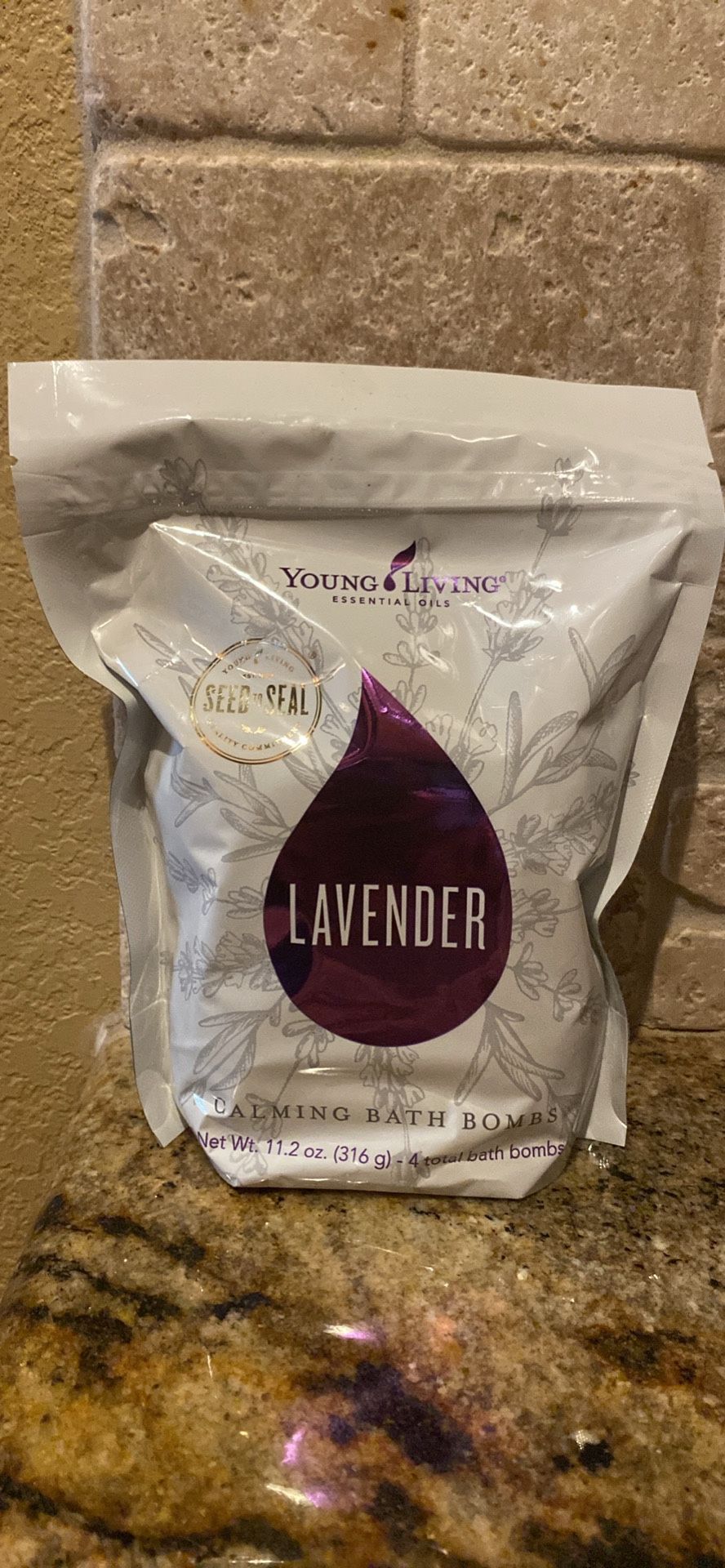 New 4 Pack Young Living Lavender Bath Bombs-FIRM