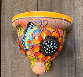 Small Talavera Wall Pot Planter