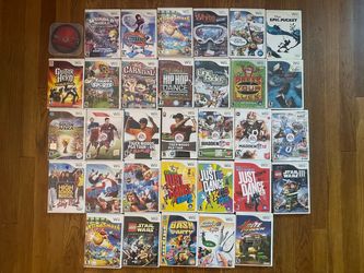 Nintendo Wii Games Lot Game