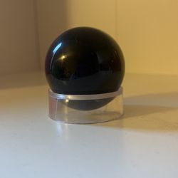 Obsidian Crystal With Stand