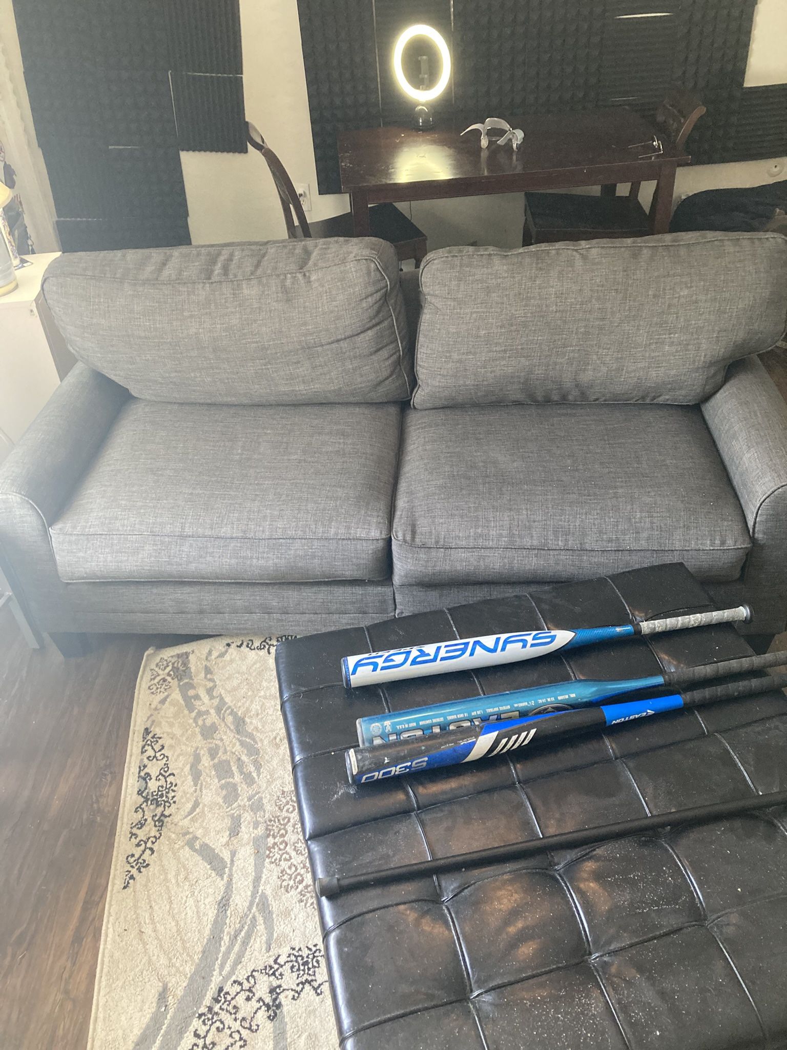 Grey Loveseat Couch